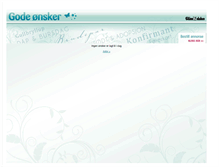 Tablet Screenshot of godeonsker.glomdalen.no